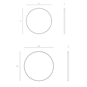 Espejo pared Layers Ethnicraft