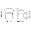 Sillón Lamorisse Wood 3687 Pedrali