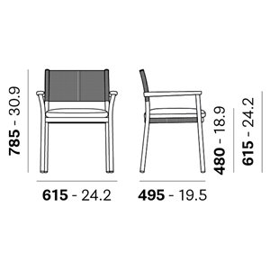 Sillón Guinea 3695 Pedrali