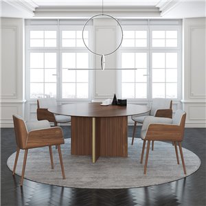 Mesa circular Stockholm madera Punt