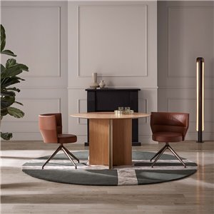 Mesa circular Stockholm madera Punt