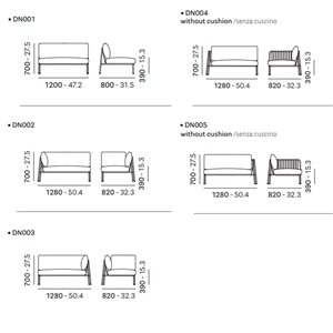 Sofá Nolita Pedrali