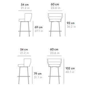 Taburete Sena SEN214/204 Punt