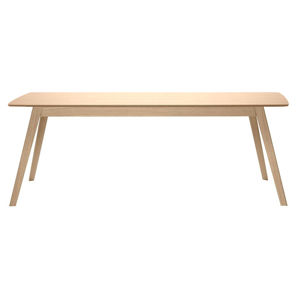 Mesa Aise oval fija madera Treku