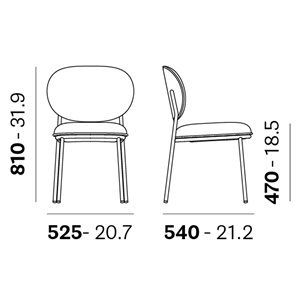 Silla Stiel 2960 Pedrali