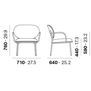 Butaca Stiel 2969 Pedrali