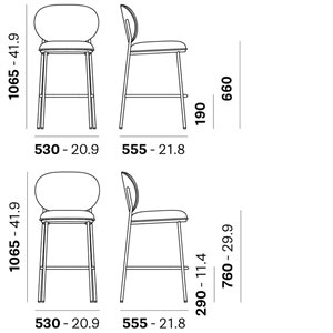 Taburete Stiel Pedrali