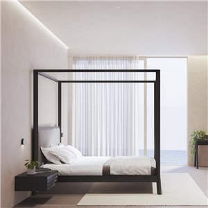 Cama matrimonio con dosel Breda Punt