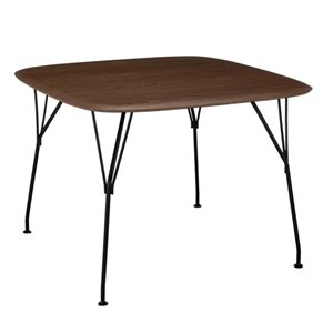 Mesa Viscount of Wood cuadrada Kartell