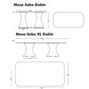 Mesa Sako Doble Ondarreta