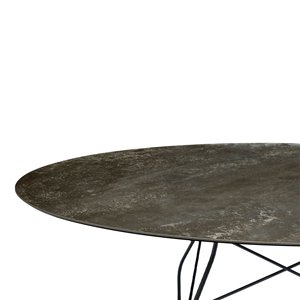 Mesa Glossy mármol ovalada Kartell