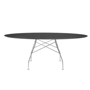 Mesa Glossy mármol ovalada Kartell