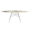 Mesa Glossy mármol ovalada Kartell