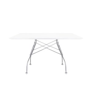 Mesa Glossy cuadrada Kartell