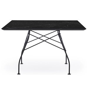 Mesa Glossy mármol cuadrada Kartell