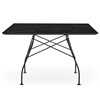 Mesa Glossy mármol cuadrada Kartell