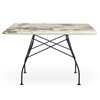 Mesa Glossy mármol cuadrada Kartell