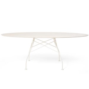 Mesa Glossy Outdoor ovalada Kartell