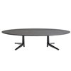 Mesa auxiliar Multiplo Low ovalada kartell