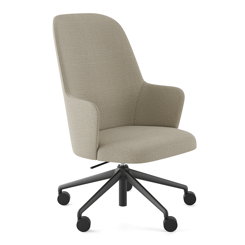 Sillón Aleta Executive con ruedas Viccarbe