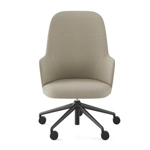Sillón Aleta Executive con ruedas Viccarbe