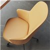 Sillón Aleta Executive madera con ruedas Viccarbe