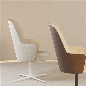 Sillón Aleta Executive giratoria Viccarbe