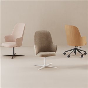 Sillón Aleta Executive giratoria Viccarbe