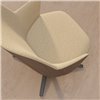 Sillón Aleta Executive madera giratoria Viccarbe