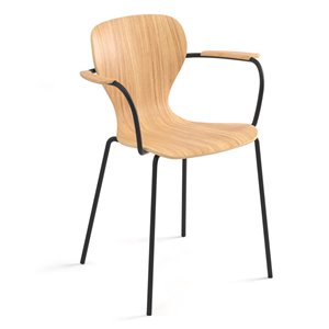 Sillón Ears base cuatro patas metal Viccarbe