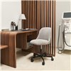 Silla Aleta base giratoria con ruedas Viccarbe