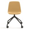 Silla Maarten tapizada base giratoria con ruedas Viccarbe