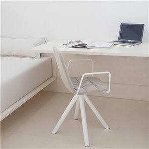 Sillón Maarten tapizada base giratoria Viccarbe