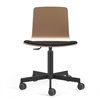 Silla Klip cojín base giratoria con ruedas Viccarbe