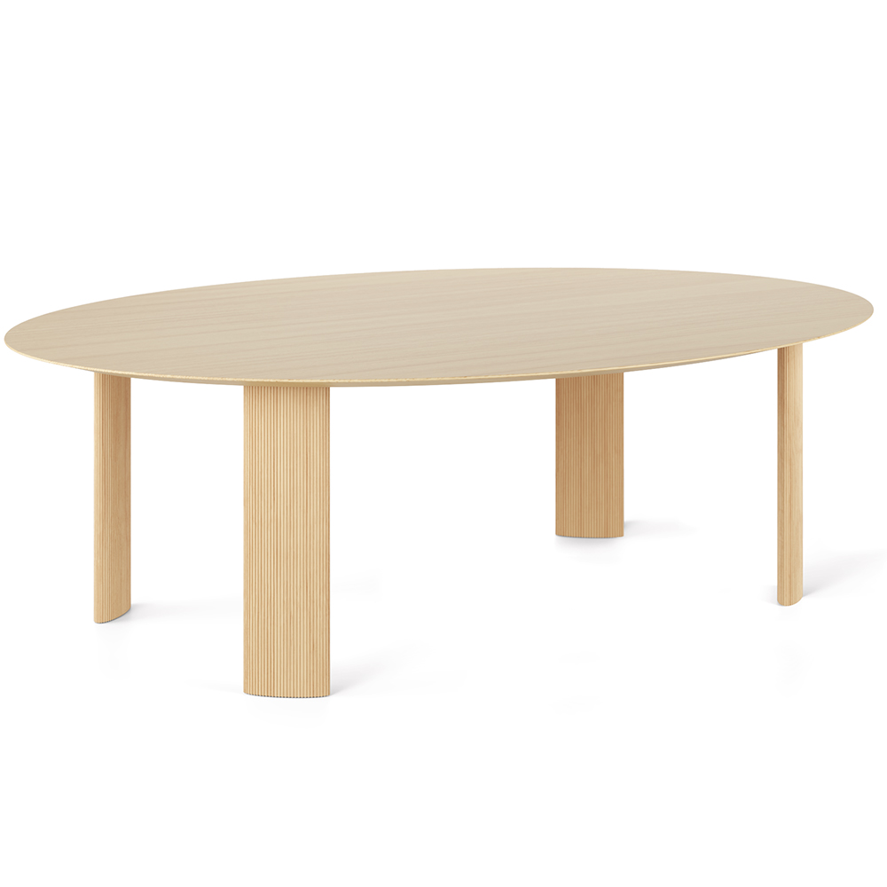 Mesa Fuste ovalada Viccarbe