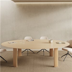 Mesa Fuste ovalada Viccarbe