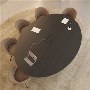 Mesa Fuste ovalada Viccarbe