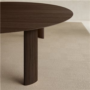 Mesa Fuste ovalada Viccarbe