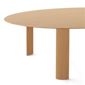 Mesa Fuste ovalada Viccarbe