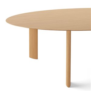 Mesa Fuste ovalada Viccarbe