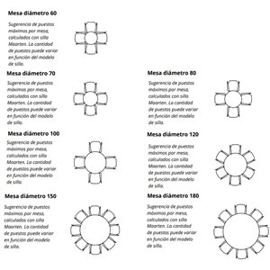 Mesa Cambio redonda Outdoor Viccarbe