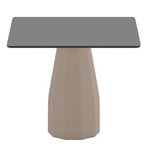 Mesa Burin cuadrada Outdoor Viccarbe