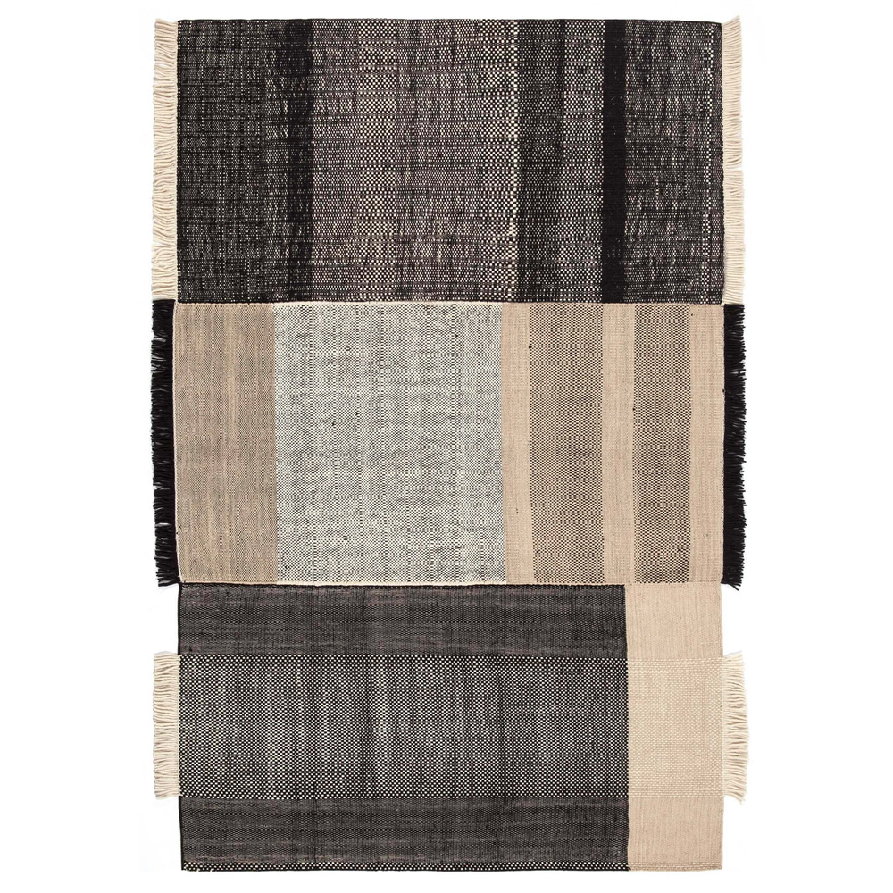 Alfombra Tres Outdoor Negro