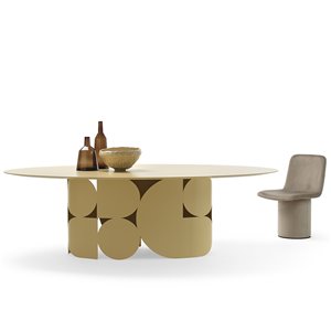 Mesa ovalada Shape Mogg