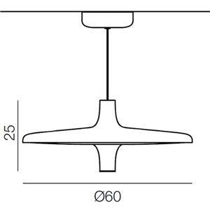 Lámpara suspensión Avro Martinelli Luce
