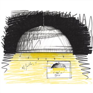 Lámpara suspensión Babele Martinelli Luce