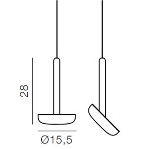 Lámpara suspensión Cabriolette Martinelli Luce