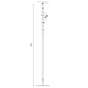 Lámpara pie Colibrì 2278 Martinelli Luce
