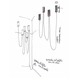 Lámpara techo Cordon Martinelli Luce