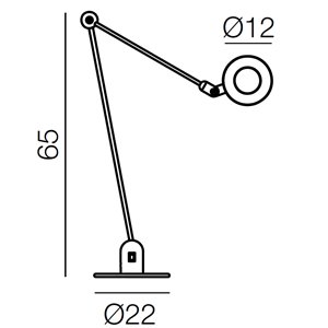 Lámpara sobremesa L’Amica Martinelli Luce
